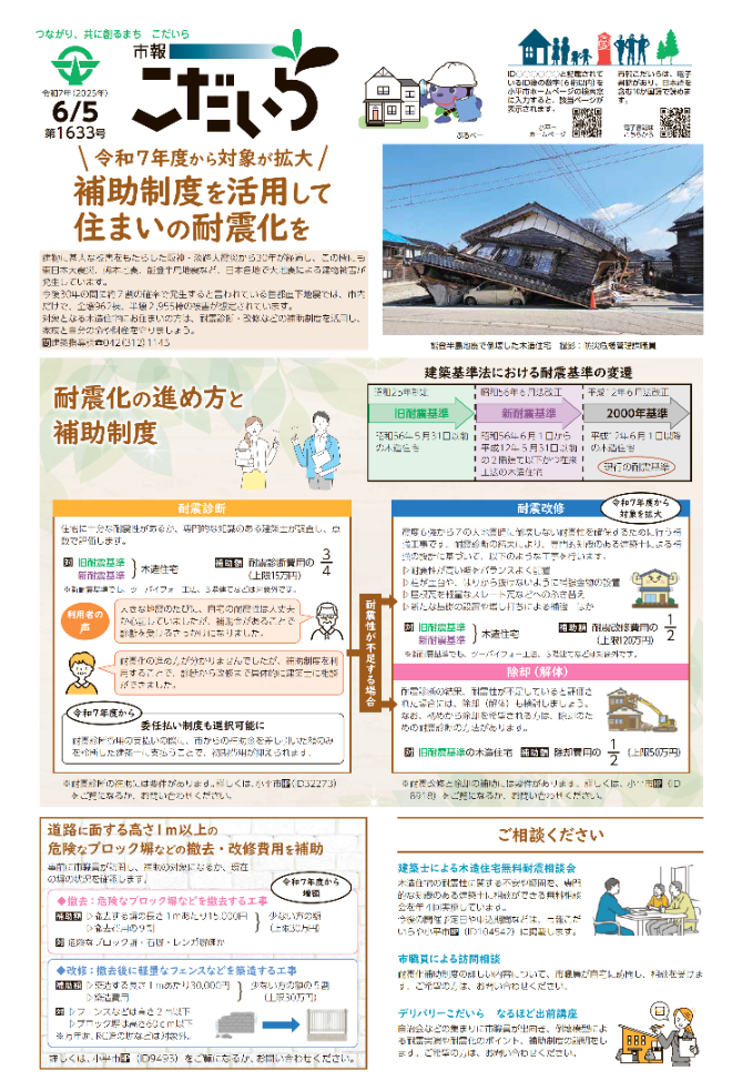 市報こだいら5月5日号