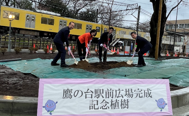 植樹の様子