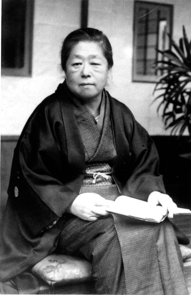 1927（昭和2年）に撮影した晩年の津田梅子の写真（津田塾大学津田梅子資料室所蔵）
