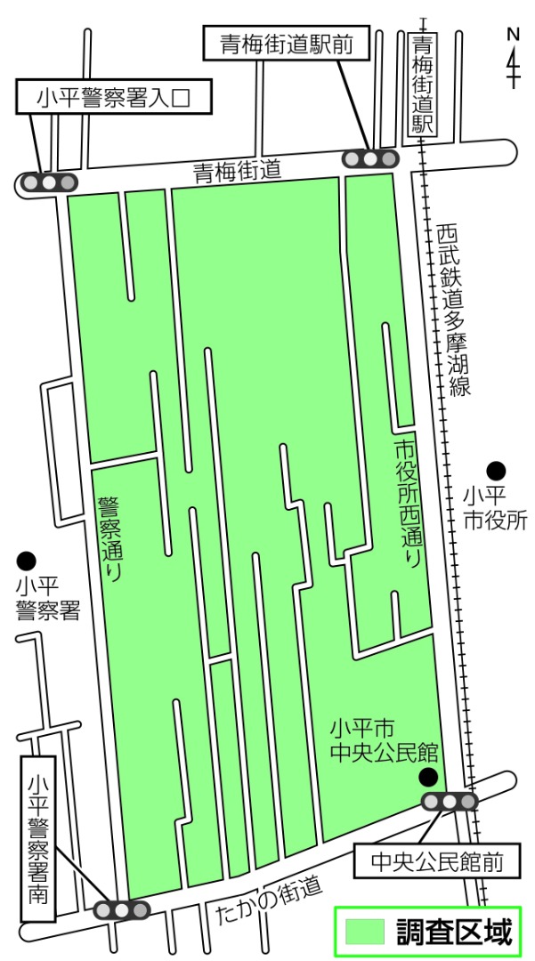調査区域図