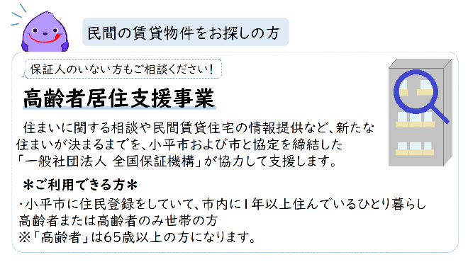 居住支援事業のちらし