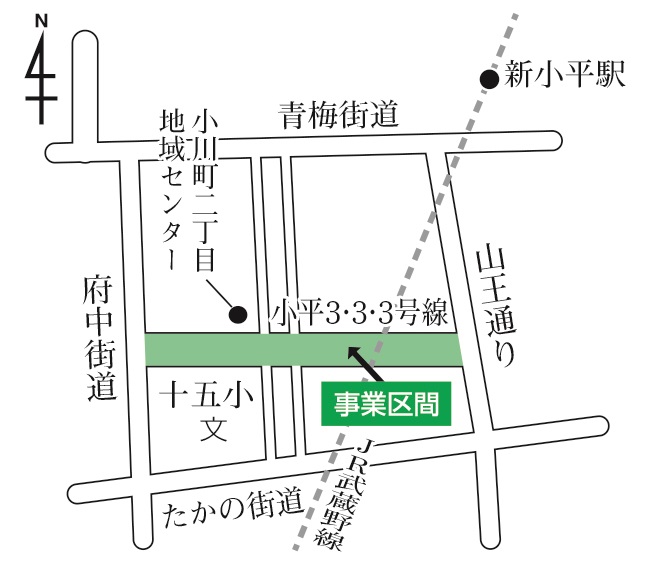 3･3･3号線案内図