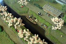 写真：玉川上水の模型